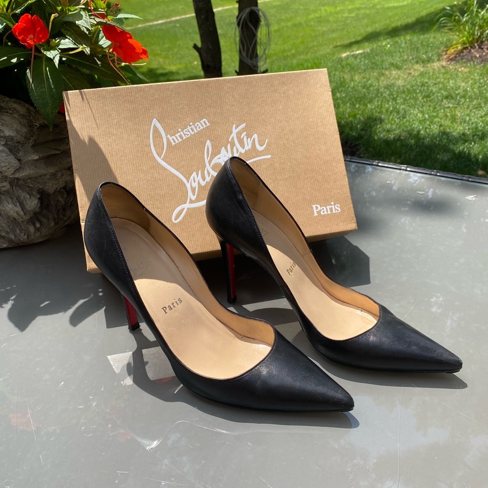 Christian Louboutin black pumps